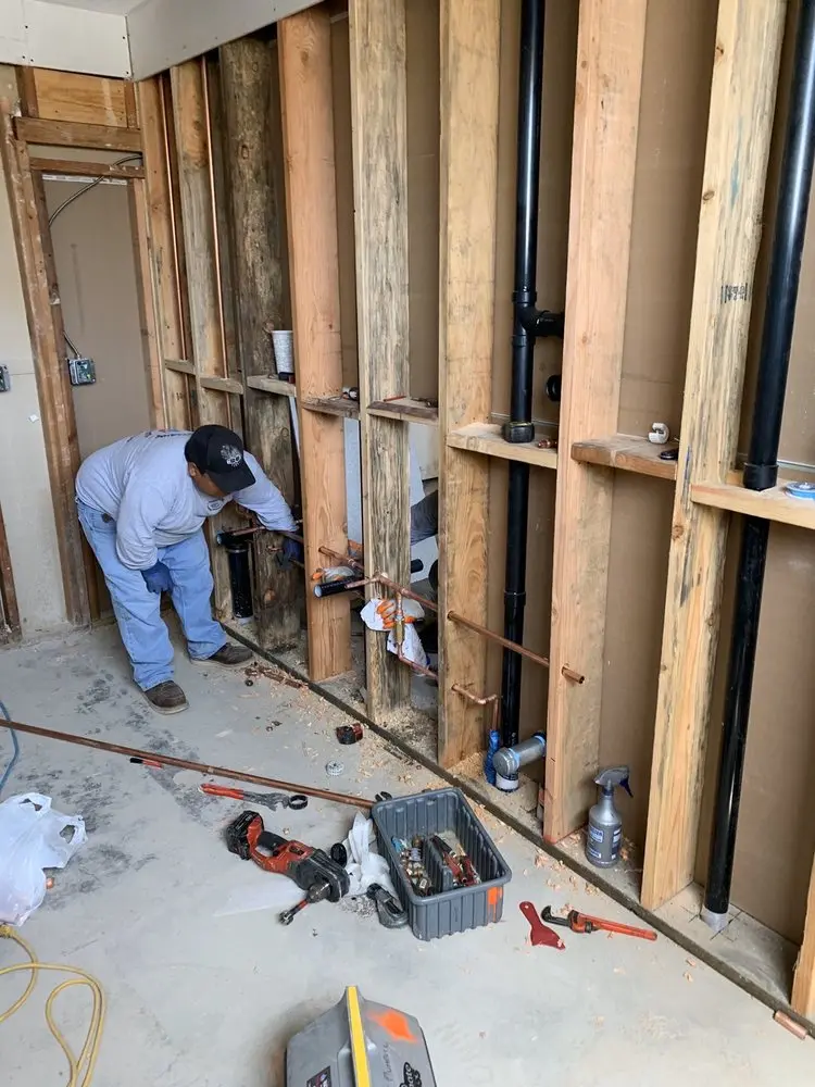 Commercial rough-in plumbing for Gas Line Repair in Summit